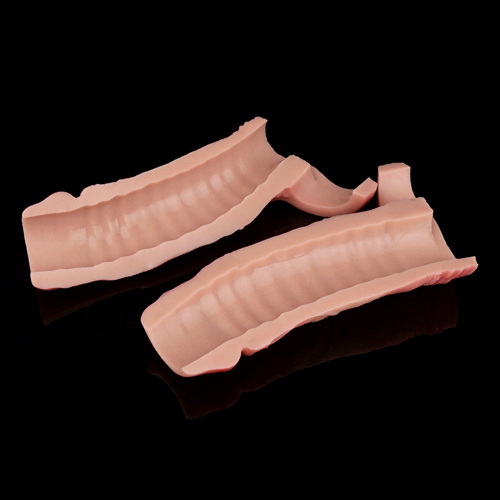Penis Extension Sleeve, Realistic Hollow Strap-On Enlarger for Men