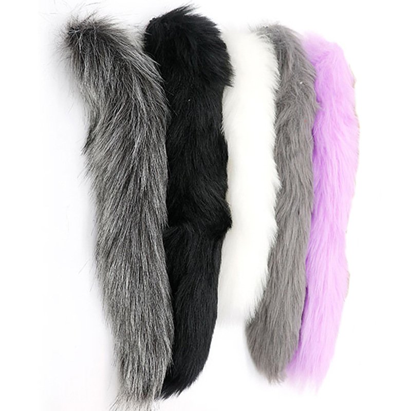 Vibrating Fox Tail Butt Plug, Wagging Cosplay Anal Toy
