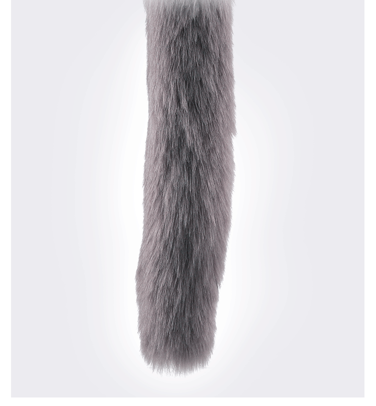 Vibrating Fox Tail Butt Plug, Wagging Cosplay Anal Toy