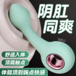 Hurricane Vibrating Butt Plug with Pull Ring, Pointed or Flat Tip