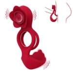 Rose Vibrating Cock Ring for Couples, Delay Ring & Clitoral Stimulator - Image 5