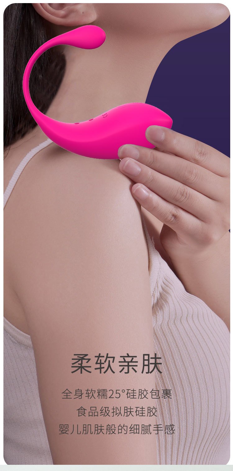 App Long-Distance Remote Control Vibrating Egg, Quiet Wearable Toy