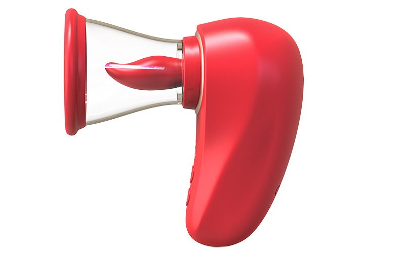 Clitoral & Nipple Sucking Tongue Licking Vibrator with Digital Display