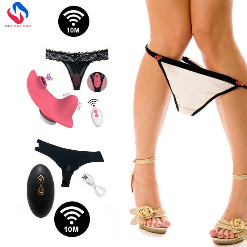 Mini Magnetic Wearable Sucking Vibrator with Wireless Remote