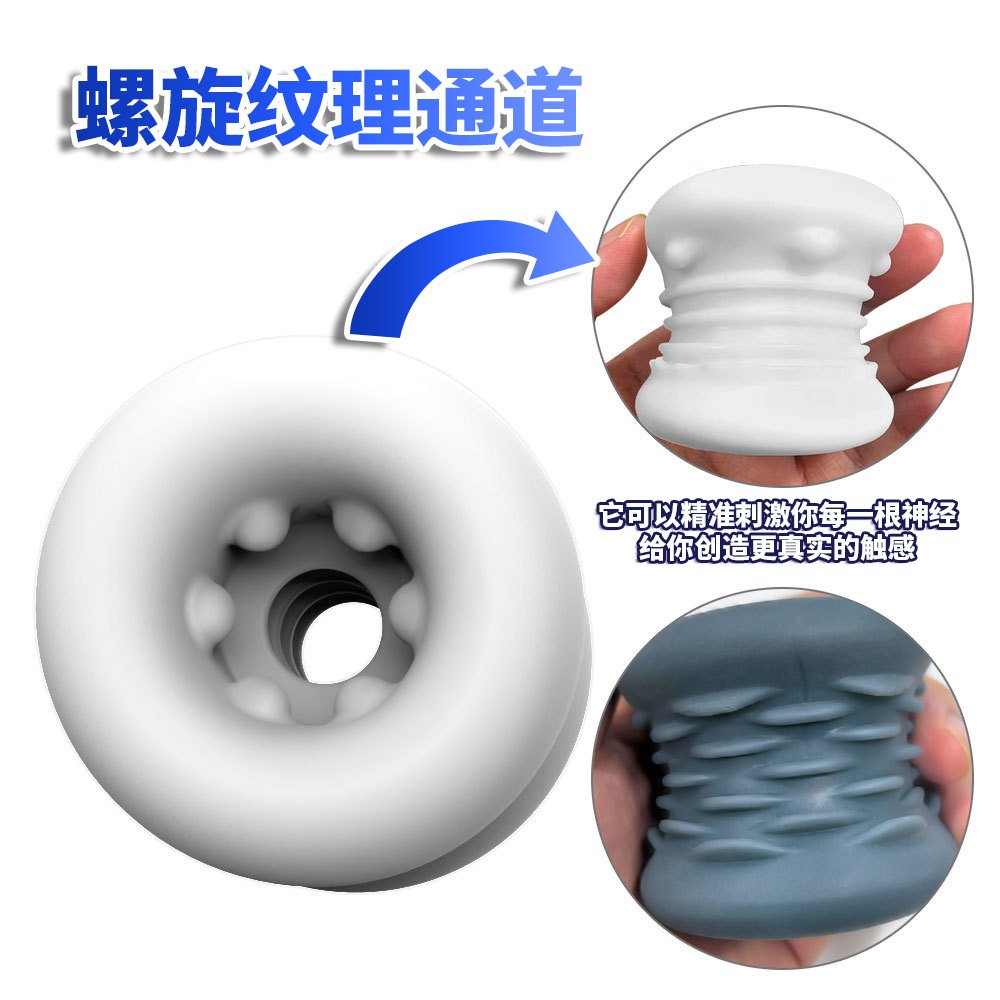 Portable Manual Penis Trainer, Male Masturbator Sleeve with Stretch Design