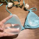 Self-Adhesive Silicone Bra Inserts, Thick Push-Up Triangle Pads for Bikini & Swimwear