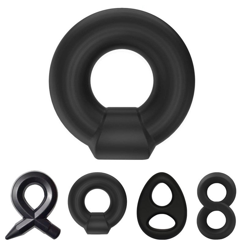 9429c9cb1b39eca0 Silicone Cock Rings Set, Delay Rings for Men - Image 1
