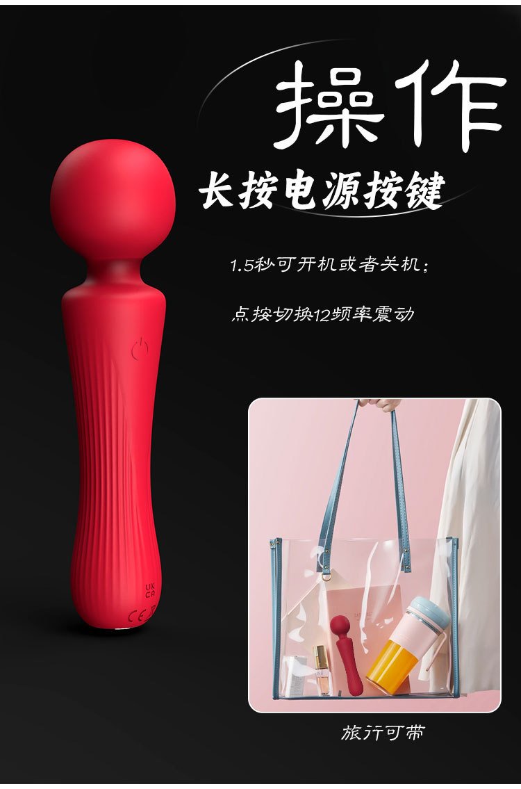 Romeo Clitoral AV Wand Vibrator for Women