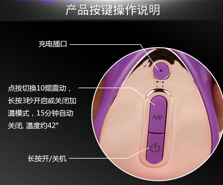 Automatic Thrusting Vibrator Sex Machine for Women