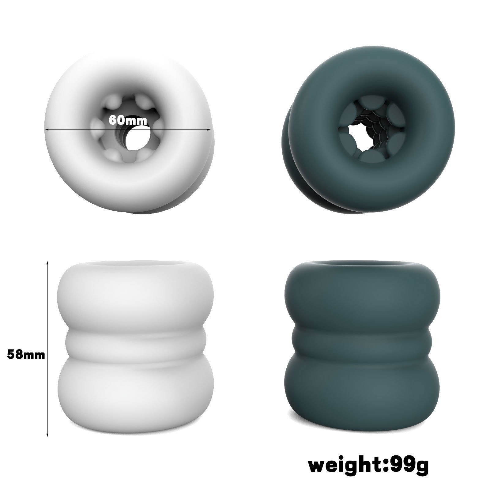 Portable Manual Penis Trainer, Male Masturbator Sleeve with Stretch Design
