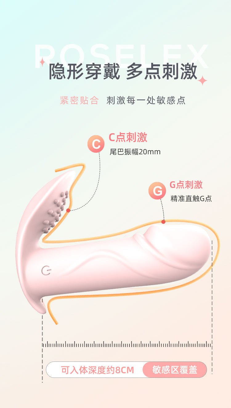 Mini Wearable Remote Control Vibrator for Women