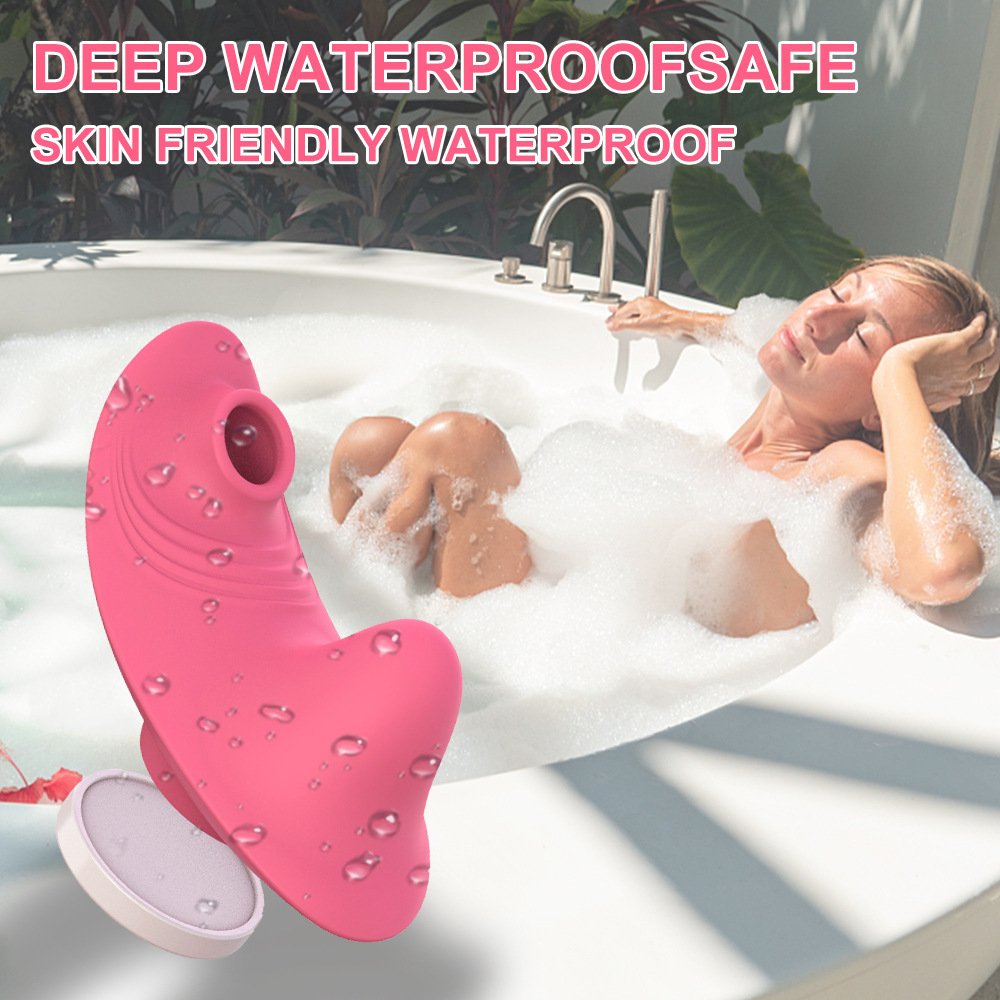 Mini Magnetic Wearable Sucking Vibrator with Wireless Remote