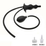 Inflatable Silicone Anal Beads Plug with Water Spray, Anal Dilator & Douche Cleaner - Image 6