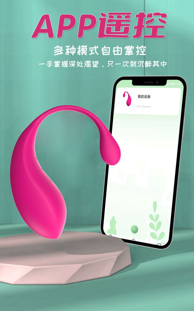 App Long-Distance Remote Control Vibrating Egg, Quiet Wearable Toy