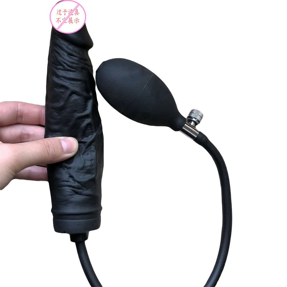 Inflatable Expanding Butt Plug & Prostate Massager, Unisex Silicone Anal Toy