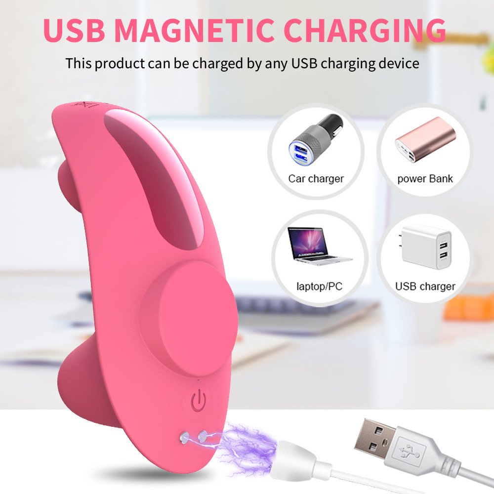 Mini Magnetic Wearable Sucking Vibrator with Wireless Remote